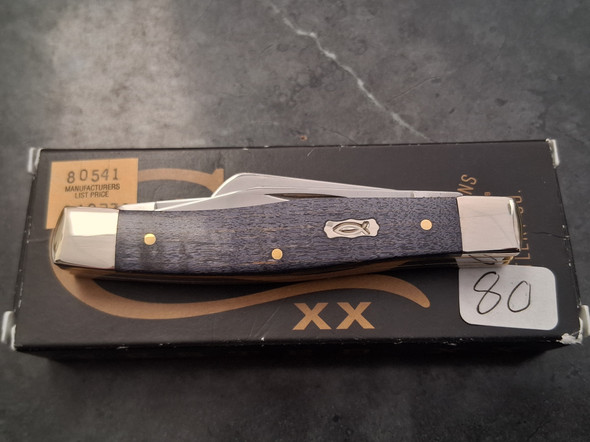 CASE XX 80541 PURPLE CURLY MAPLE SMOOTH MEDIUM STOCKMAN