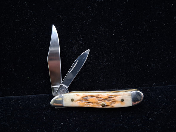 2013 Case XX 6220 SS Amber Peach Seed Jigged Bone Peanut