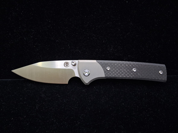 Chaves Scapegoat Street Frame Lock Knife Ti/Carbon Fiber