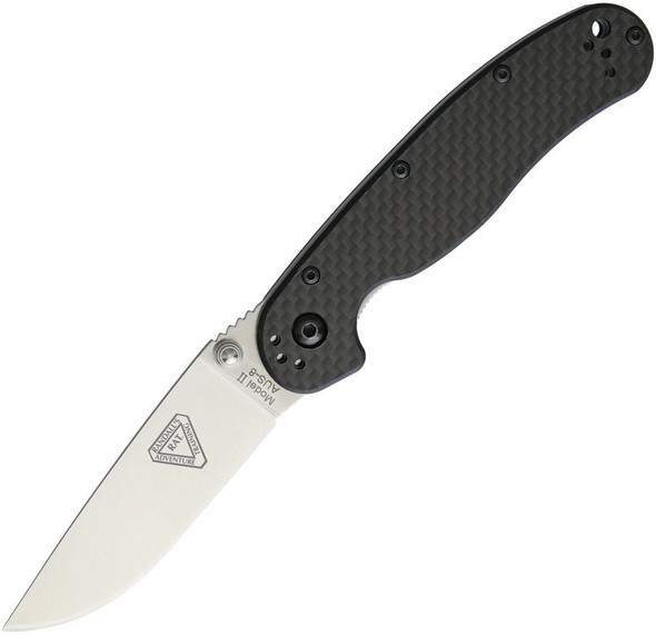 ONTORIO KNIFE CO 8836 RAT II Linerlock Carbon Fiber