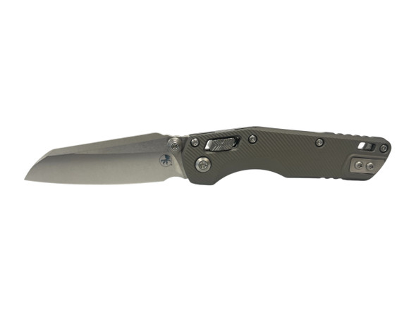 MICROTECH 210M-10FLNC MSI MINI RAM-LOCK STONEWASH STANDARD FLUTED ALUMINUM NATURAL CLEAR
