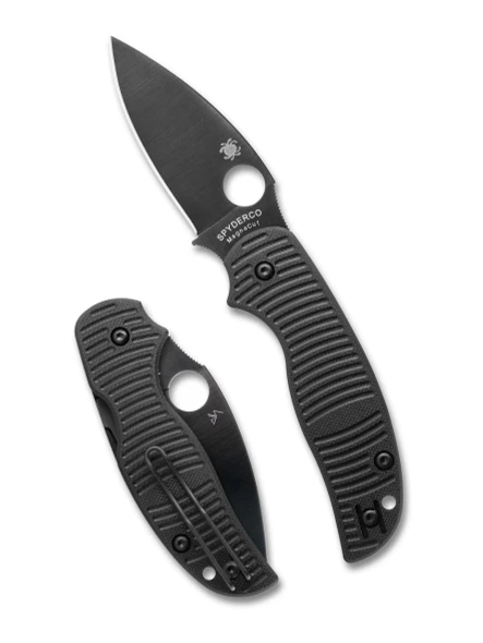 SPYDERCO C123GPBKMCBK SAGE 5 SALT BLACK G10 MAGNACUT BLACK PLAIN EDGE
