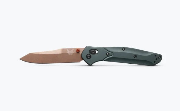 BENCHMADE 940FE-2601 OSBORNE | TAIGA GREEN | REVERSE TANTO