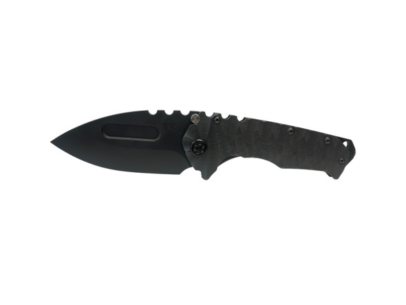 MEDFORD PRAE T S45VN DLC DROP POINT BLADE, DLC PREDATOR HANDLE, DLC PREDATOR SPRING, BLACK HARDWARE, DLC CLIP
