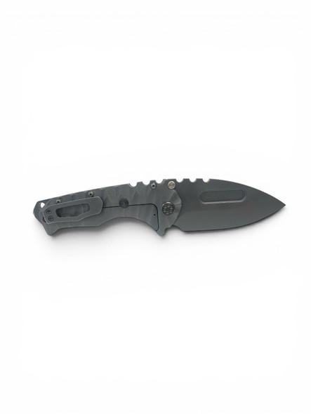 MEDFORD PRAE T S45VN DLC DROP POINT BLADE, DLC PREDATOR HANDLE, DLC PREDATOR SPRING, BLACK HARDWARE, DLC CLIP