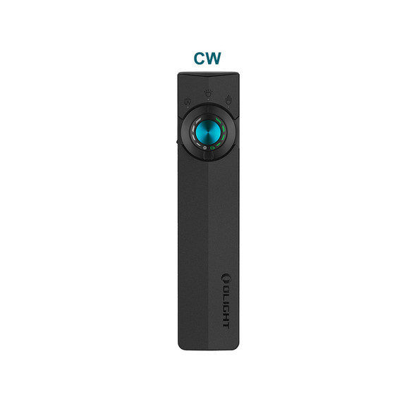 ARK PRO FLASHLIGHT MATTE BLACK - CLEAR WHITE