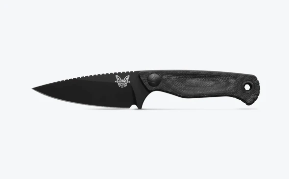 BENCHMADE 203BK-02 DACIAN® | BLACK MICARTA | SPEAR-POINT