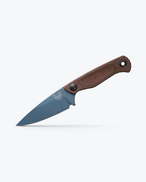 BENCHMADE 203BT-03 DACIAN® | BROWN CANVAS MICARTA | SPEAR-POINT