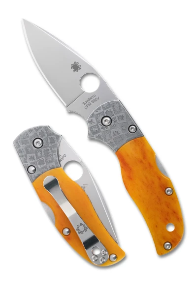 SPYDERCO C41BA50TH NATIVE® 5 50TH ANNIVERSARY AMBER BONE CPM® S90V® SPRINT RUN®
