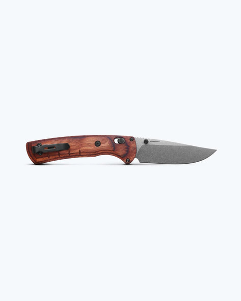 BENCHMADE 15090 SLIPRIDGE WOOD | MODIFIED CLIP-POINT