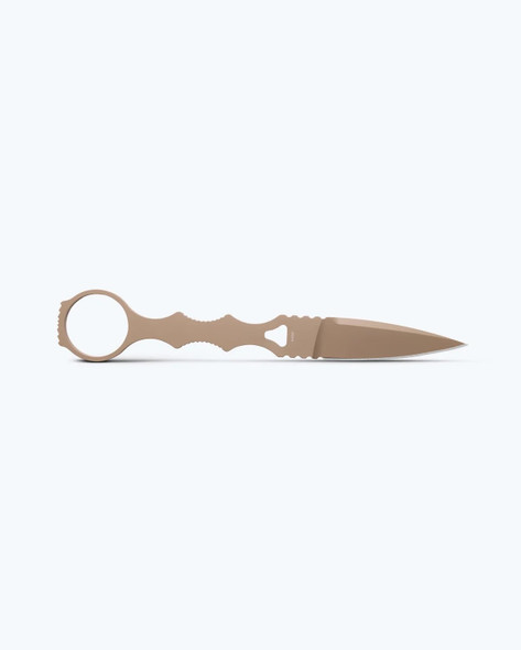 BENCHMADE 174SN SOCP® SINGLE-EDGE DAGGER FLAT DARK EARTH | TAN SHEATH