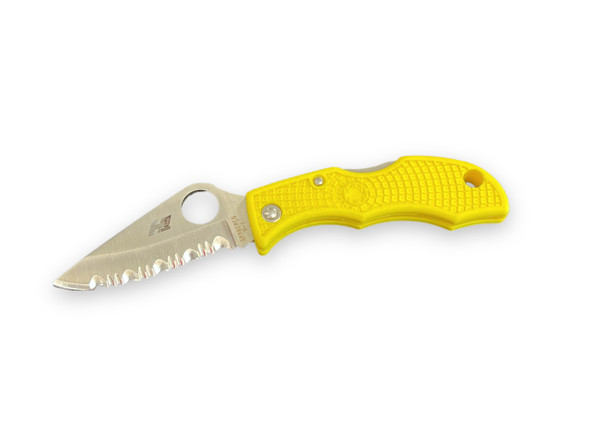 Spyderco LBKP3 Ladybug Serrated - Yellow