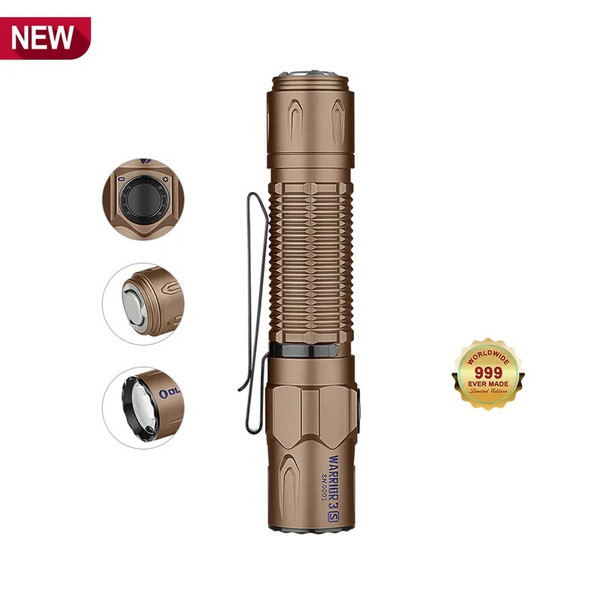 OLIGHT Warrior 3S Titanium Tactical Flashlight (EARTH)