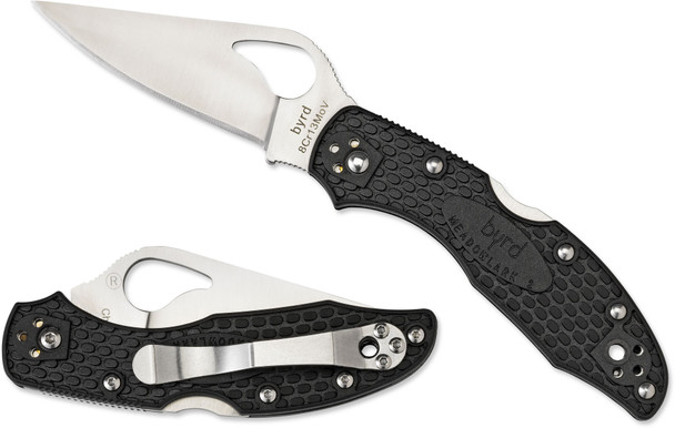 BYRD BY SPYDERCO MEADOWLARK™ 2 FRN - PLAIN BLADE/BLACK HANDLE