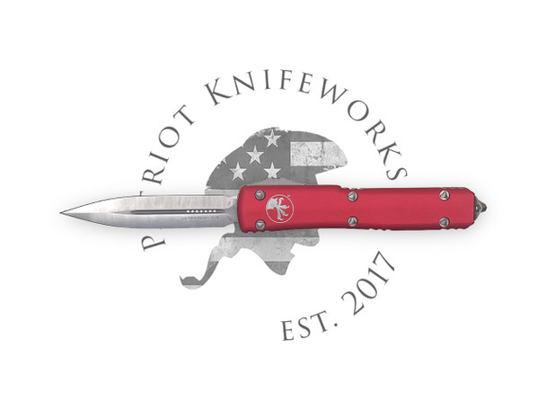 Microtech 122-4RD Ultratech D/E Red Satin Standard