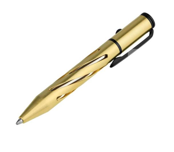 Olight O'Pen Mini Portable Ballpoint Pen - Brass