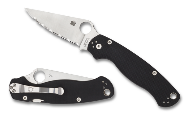 Spyderco PARA MILITARY™ 2 BLACK G-10 SPYDEREDGE™ C81GS2