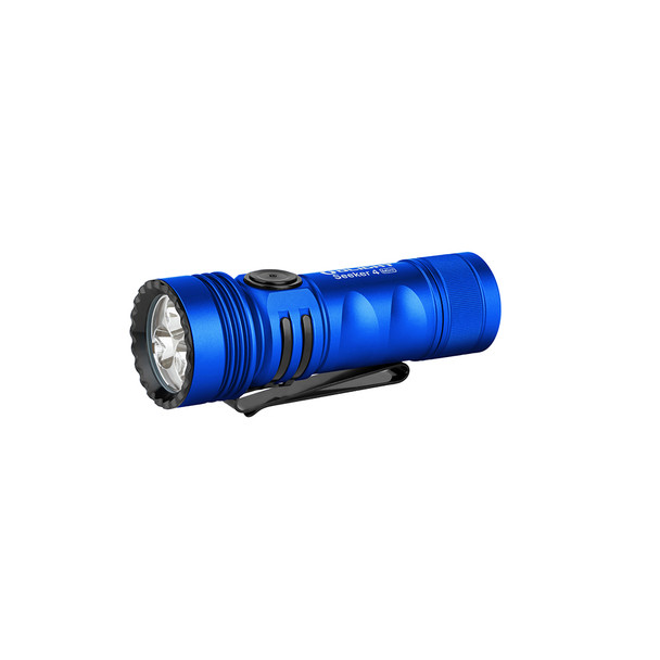 Olight Seeker 4 Mini White and UV LED Flashlight BLUE