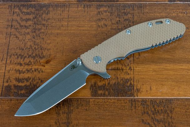 Hinderer Knives XM-24 Spanto-S45VN-Stonewash-Coyote G10