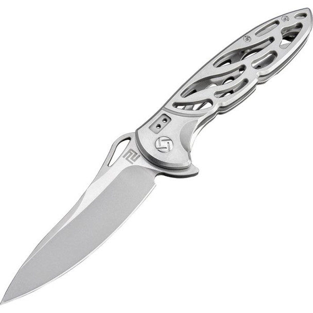 ARTISAN CUTLERY HOVERWING ATZ-1801P-SW D2 BLADE STEEL HANDLE FOLDING KNIVES