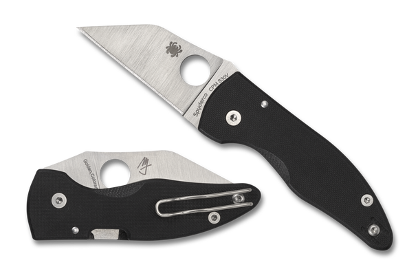 SPYDERCO C264GP MICROJIMBO™ BLACK G-10 PLAINEDGE