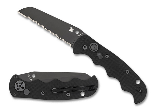 Spyderco AUTONOMY™ G-10 BLACK / BLACK BLADE/ C165GBBK