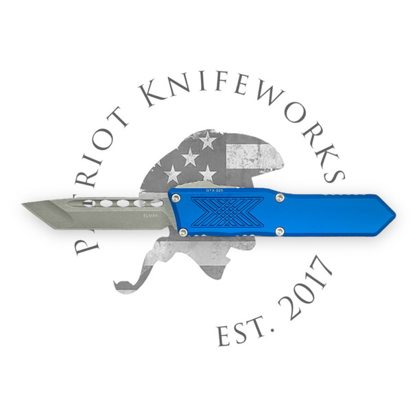 GUARDIAN TACTICAL GTX-025 ELMAX BLUE STONEWASH TANTO