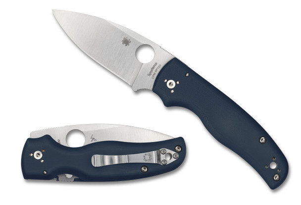 SPYDERCO SHAMAN C229GPCBL COBALT BL G10 SPY27 PE