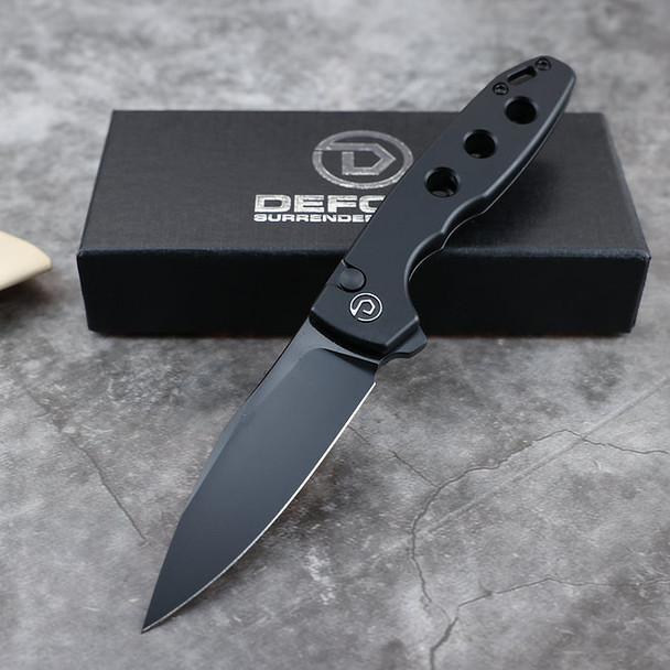 DEFCON TD016BK - Ghost - CNC Alum. Button Lock Folder