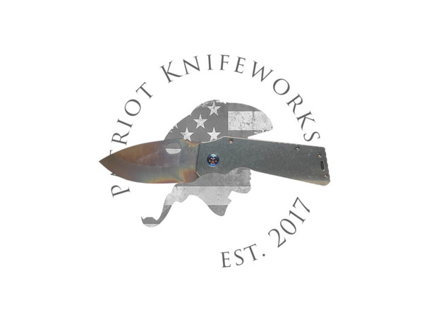 MEDFORD FAT DADDY S45VN VULCAN BLADE, TUMBLED HANDLES, FLM HW, BRSH/FLM, CLIP