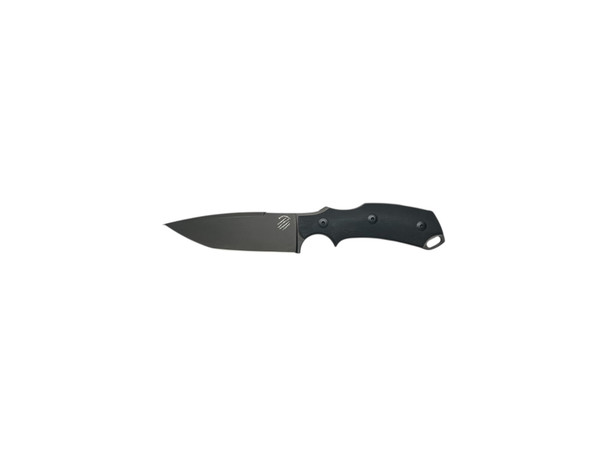 Bastinelli Creations RED V2 Fixed Blade Knife Black PVD - BAS04V2