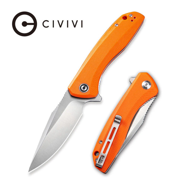 CIVIVI Baklash Flipper Knife G10 Handle (3.5" 9Cr18MoV Blade) C801G