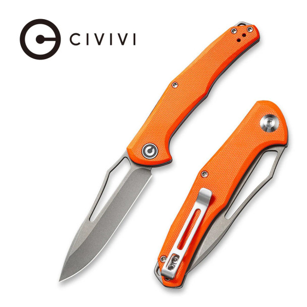 CIVIVI Fracture Slip Joint & Thumb Hole Knife G10 Handle (3.35" 8Cr14MoV Blade) C2009C