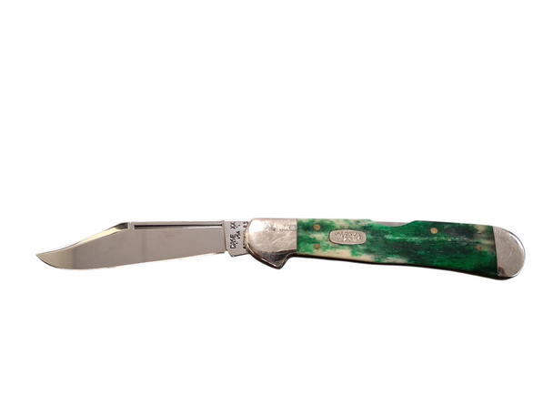 Case XX Green Appaloosa Bone Copperlock 61549L SS