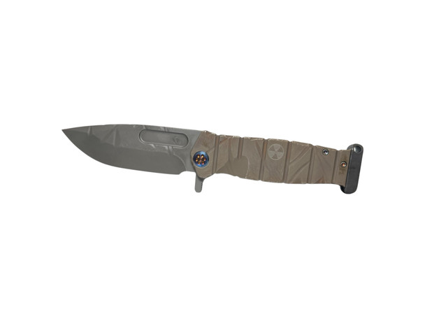 MEDFORD USMC FF S45VN ACIDDIST FALLOUT BLADE, FALLOUT HANDLES, FLM HW/CLIP, ACIDDIST POMMEL