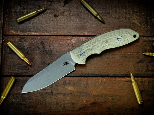 THE EMMETT-MAGNACUT-WORKING FINISH- OD GREEN MICARTA
