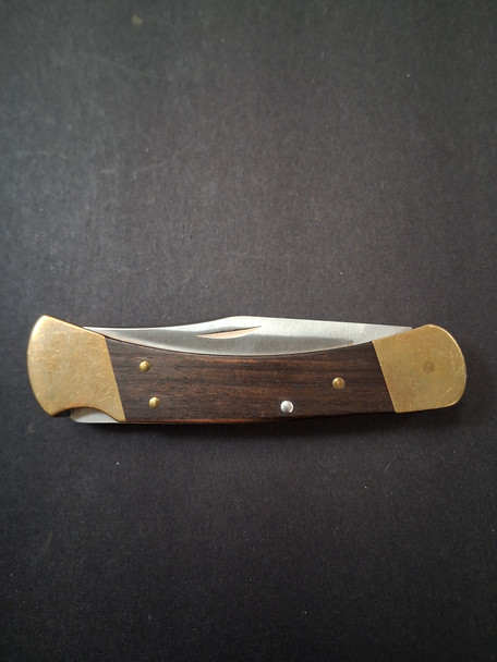 BUCK 110 Vintage  Folding Hunter Knife 3 Line 2 Dot Stamp 1974-1980