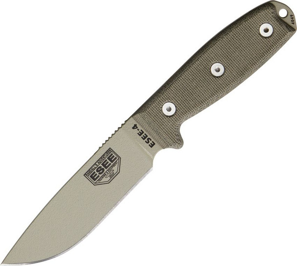 ESEE MODEL 4 PLAIN EDGE WITH SHEATH