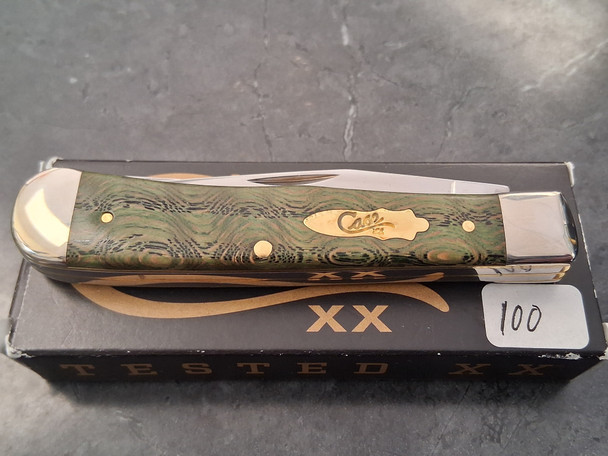 CASE XX 64070 KEELY GREEN CURLY OAK SMOOTH TRAPPER (7254 SS)