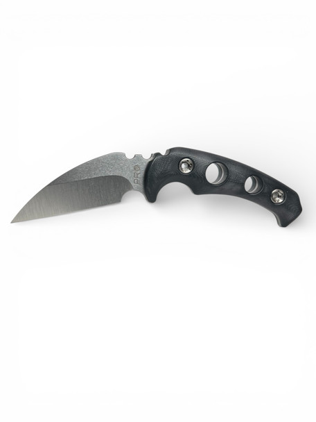 MEDFORD FUK PS 3V TUMBLED BLADE, BLACK G10 HANDLES, BLACK KYDEX SHEATH, FIXED STD HW