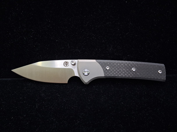 Chaves Scapegoat Street Frame Lock Knife Ti/Carbon Fiber