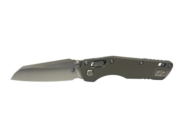 MICROTECH 210M-10FLNC MSI MINI RAM-LOCK STONEWASH STANDARD FLUTED ALUMINUM NATURAL CLEAR