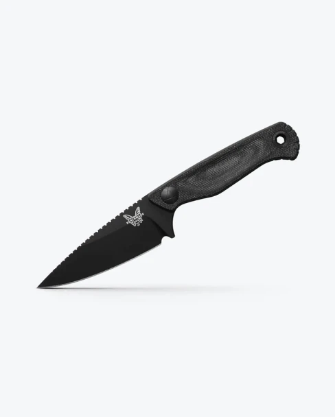 BENCHMADE 203BK-02 DACIAN® | BLACK MICARTA | SPEAR-POINT