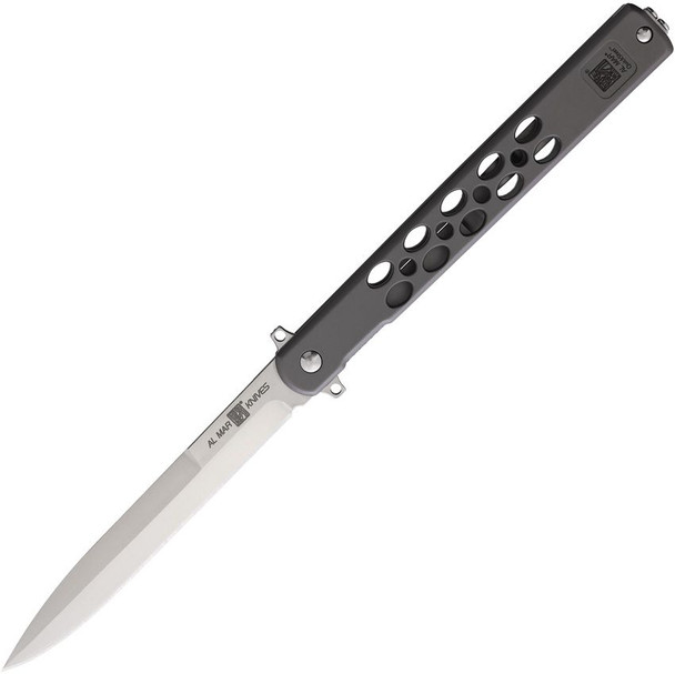 AL MAR Quicksteel Framelock 5" Traditional Edge, Satin