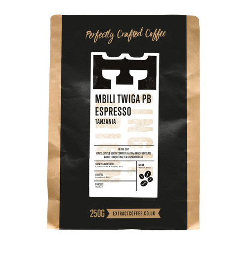Extract Coffee Roasters Mbili Twiga Peaberry Espresso - Tanzania
