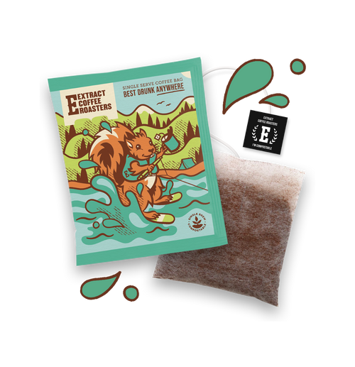 Extract Coffee Bags - Brazil - Sachet - PNG - Product Image