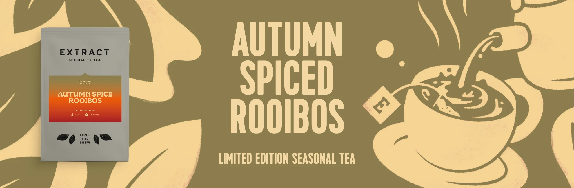 Autumn Spice Rooibos Tea Banner
