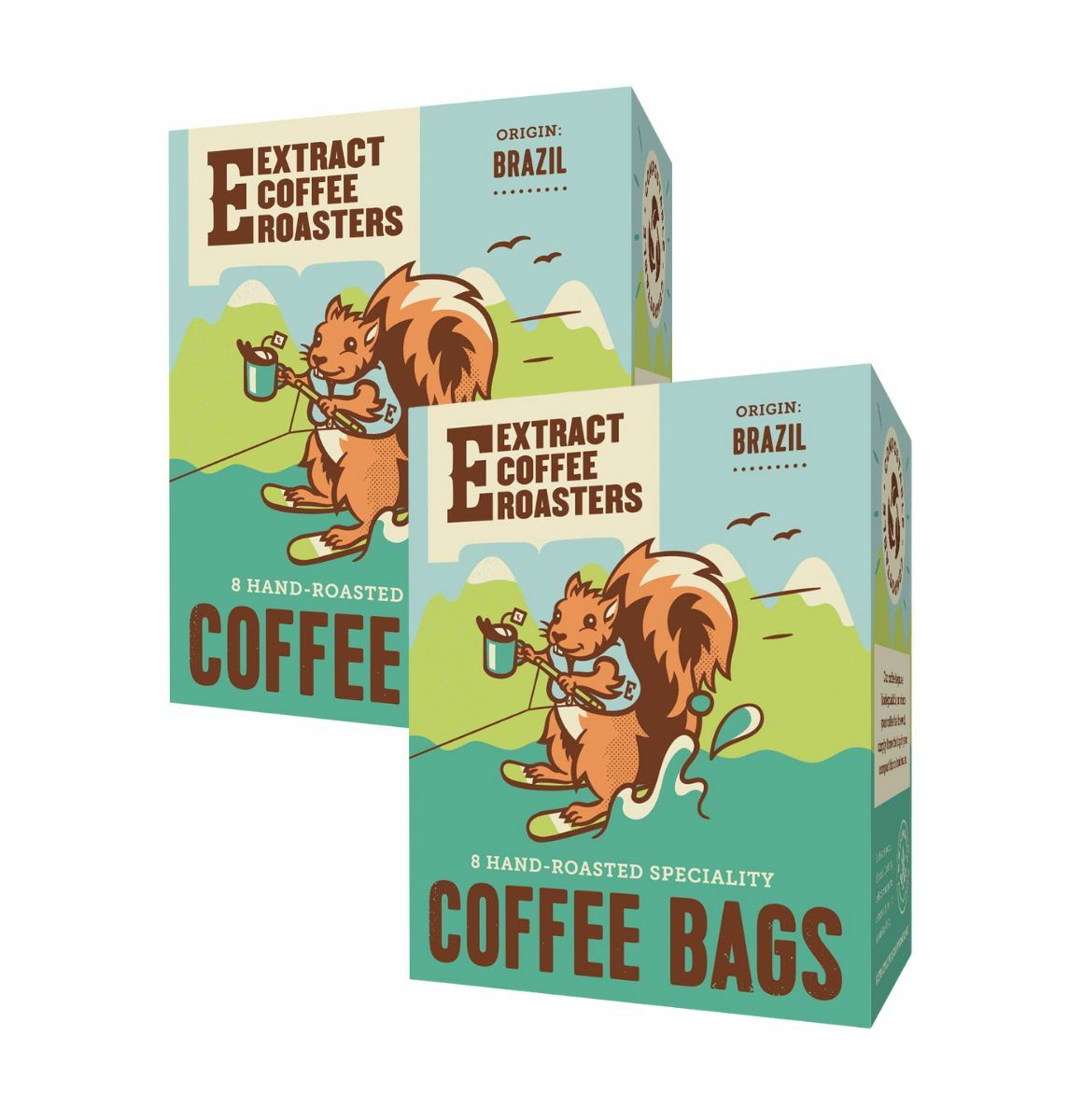 Extract Coffee Roasters - Pack of 16 Brazilian Coffee Bags