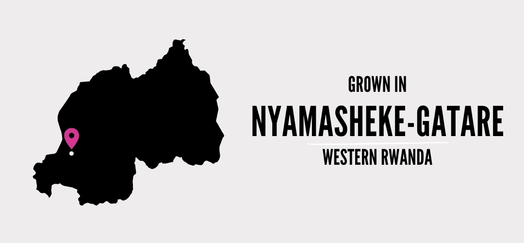 Map of Western Rwanda