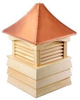 Good Directions Cypress Sherwood Shiplap Base Cupola - 22in. square x 30in. high